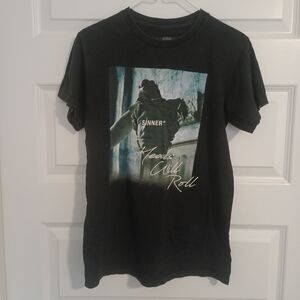 Fashion Nova Black Short Sleeve Graphic Tee